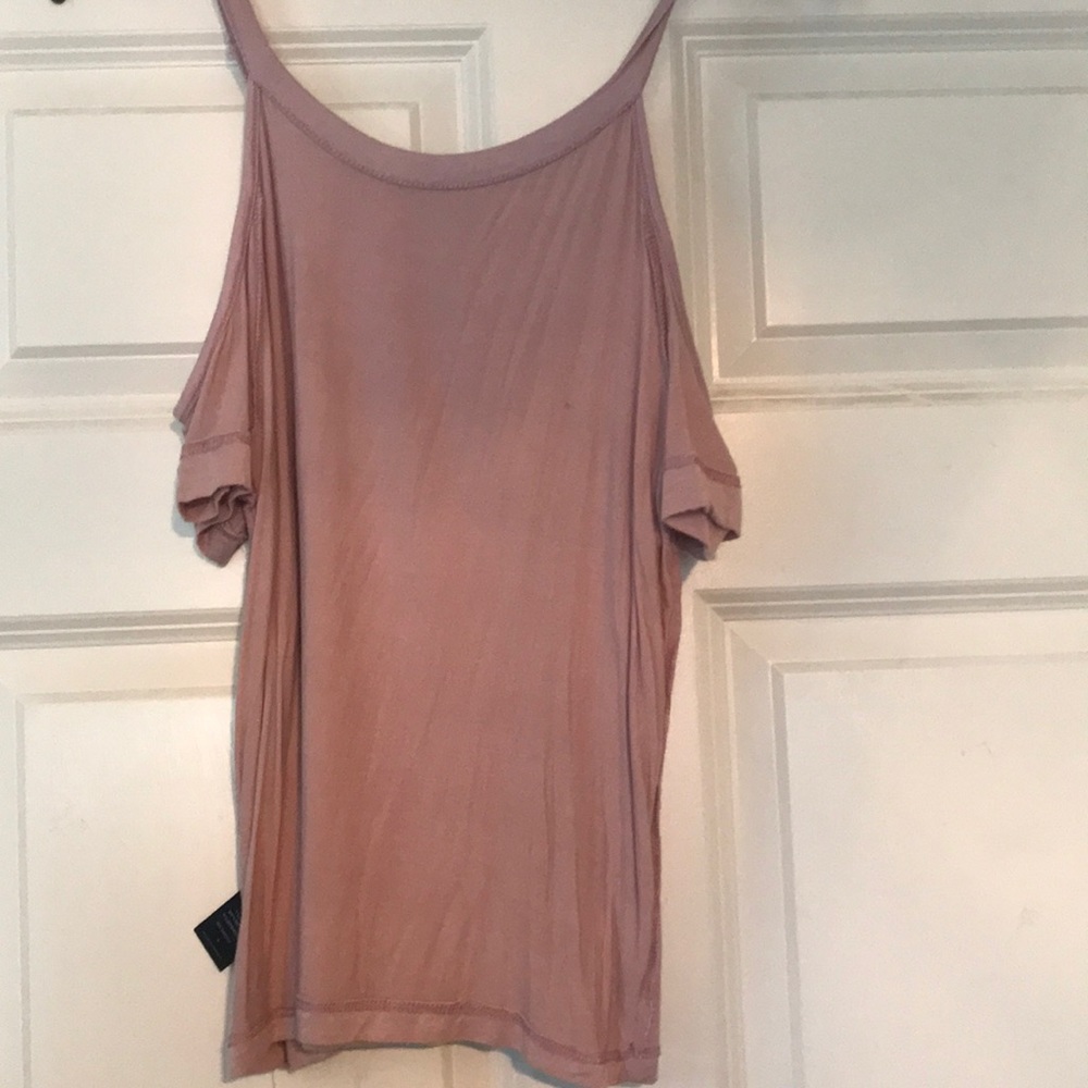 LA Hearts pink high neck